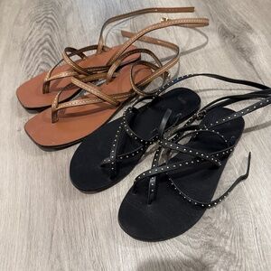 Two pair of sandals